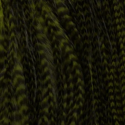 Hareline Half Grizzly Saddles