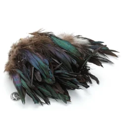 Hareline Iridescent Black Schlappen