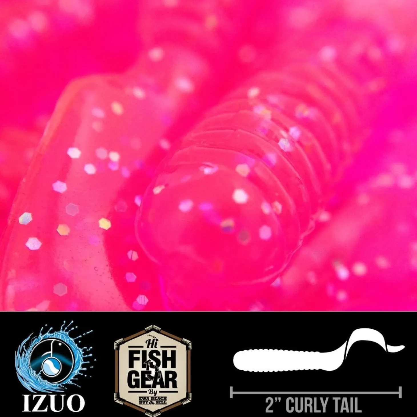 Hawaiian Angler 2'' Curly Tail Grubs