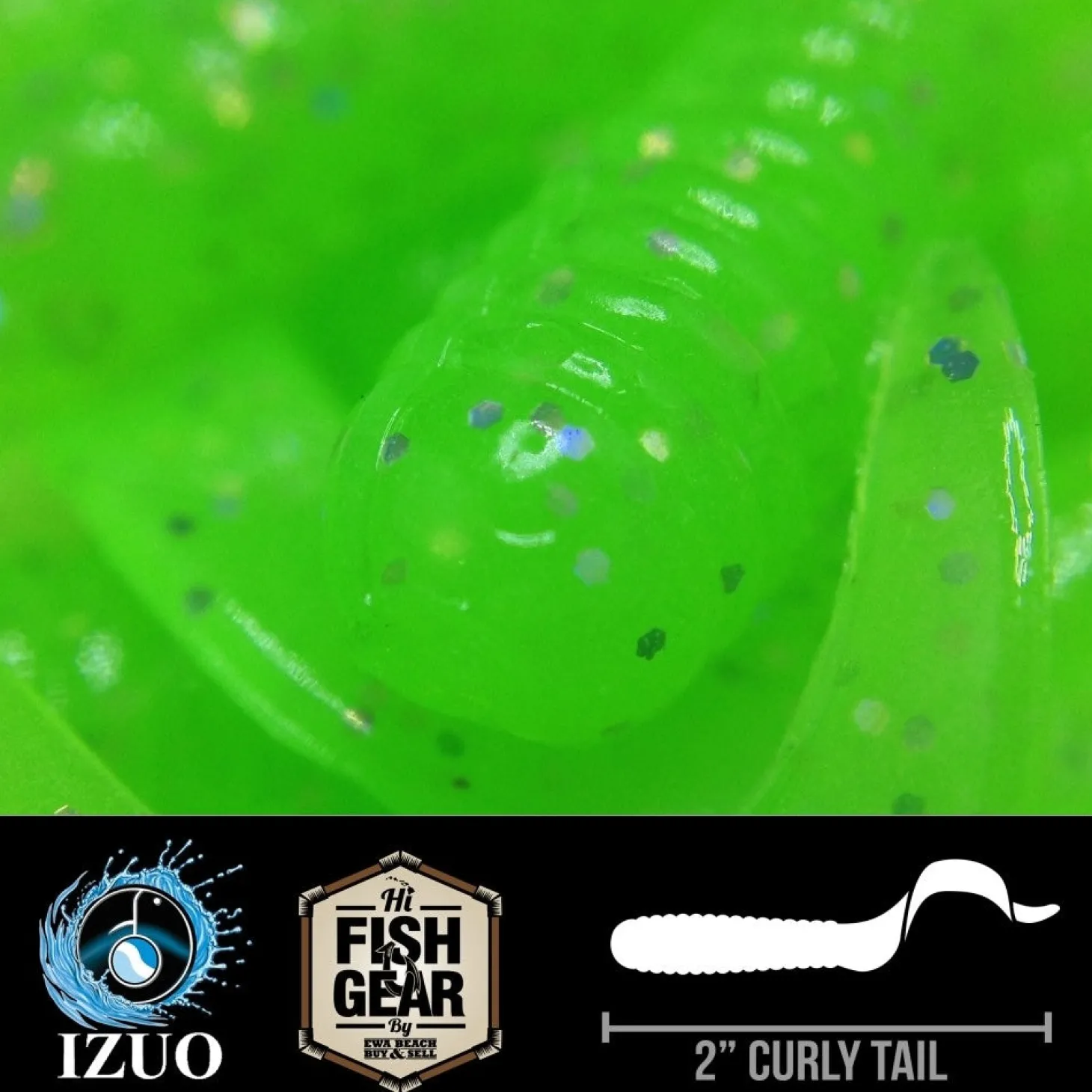 Hawaiian Angler 2'' Curly Tail Grubs