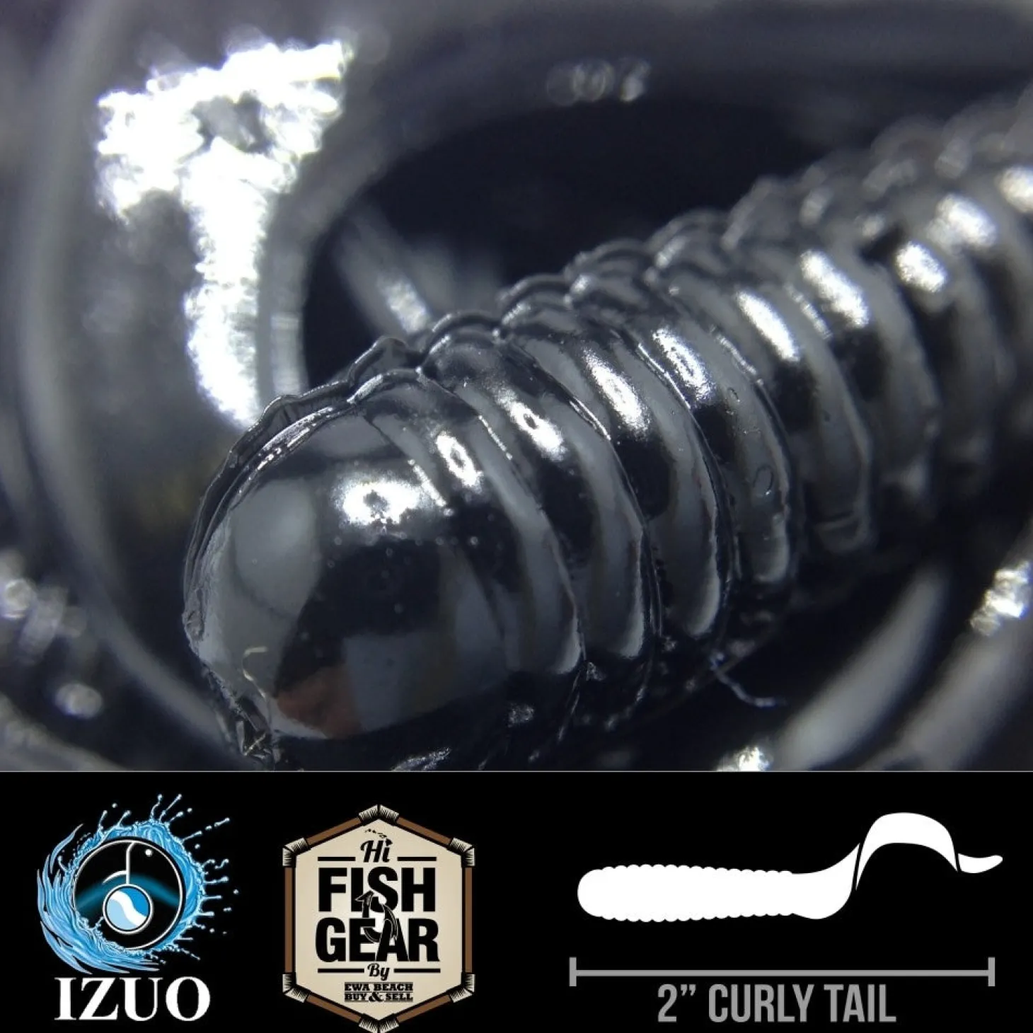 Hawaiian Angler 2'' Curly Tail Grubs