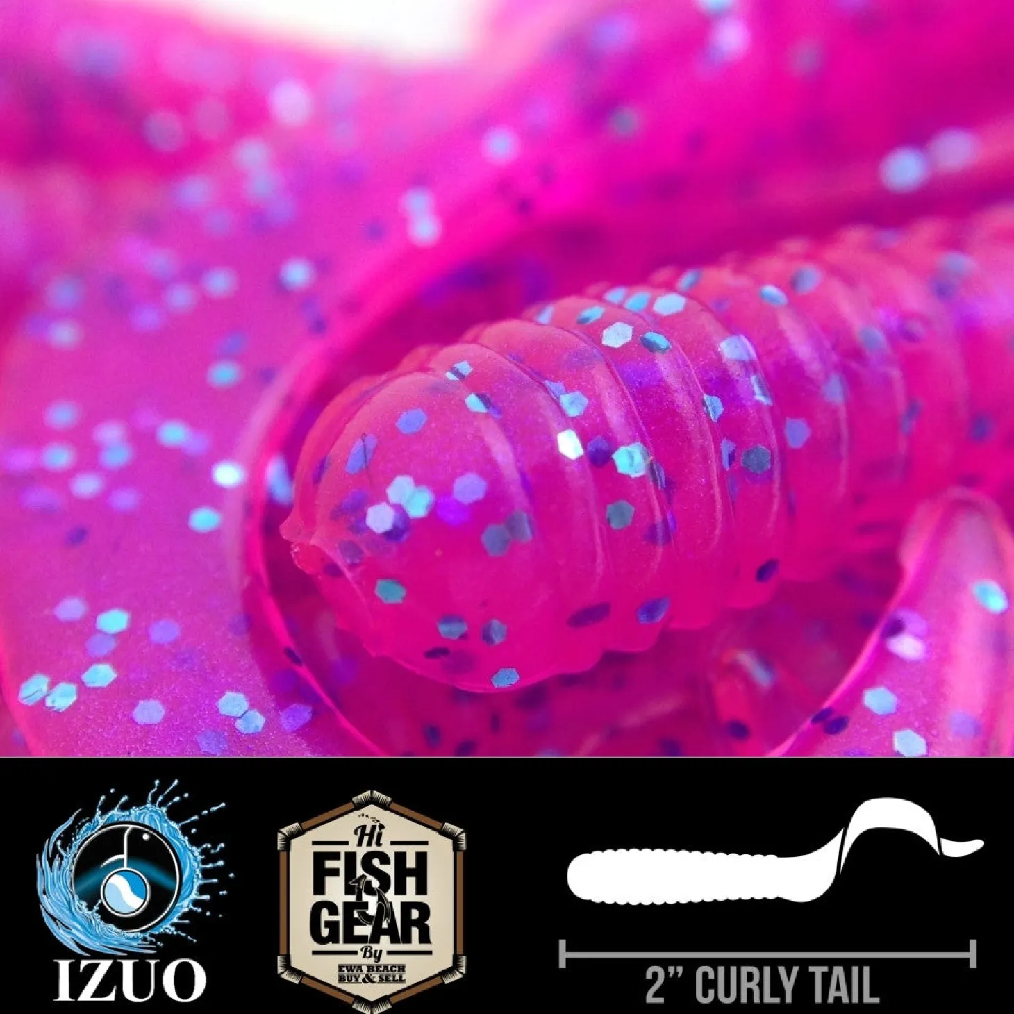 Hawaiian Angler 2'' Curly Tail Grubs