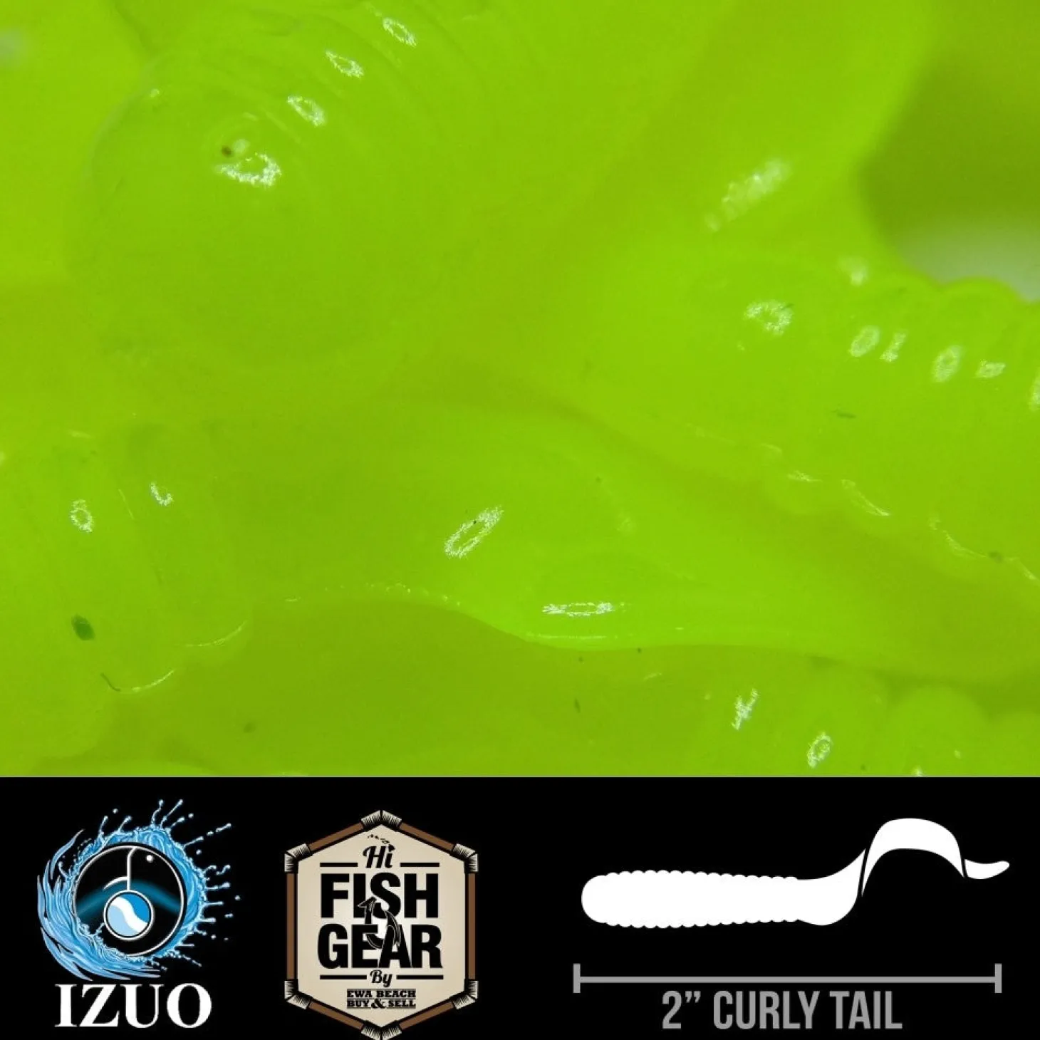 Hawaiian Angler 2'' Curly Tail Grubs