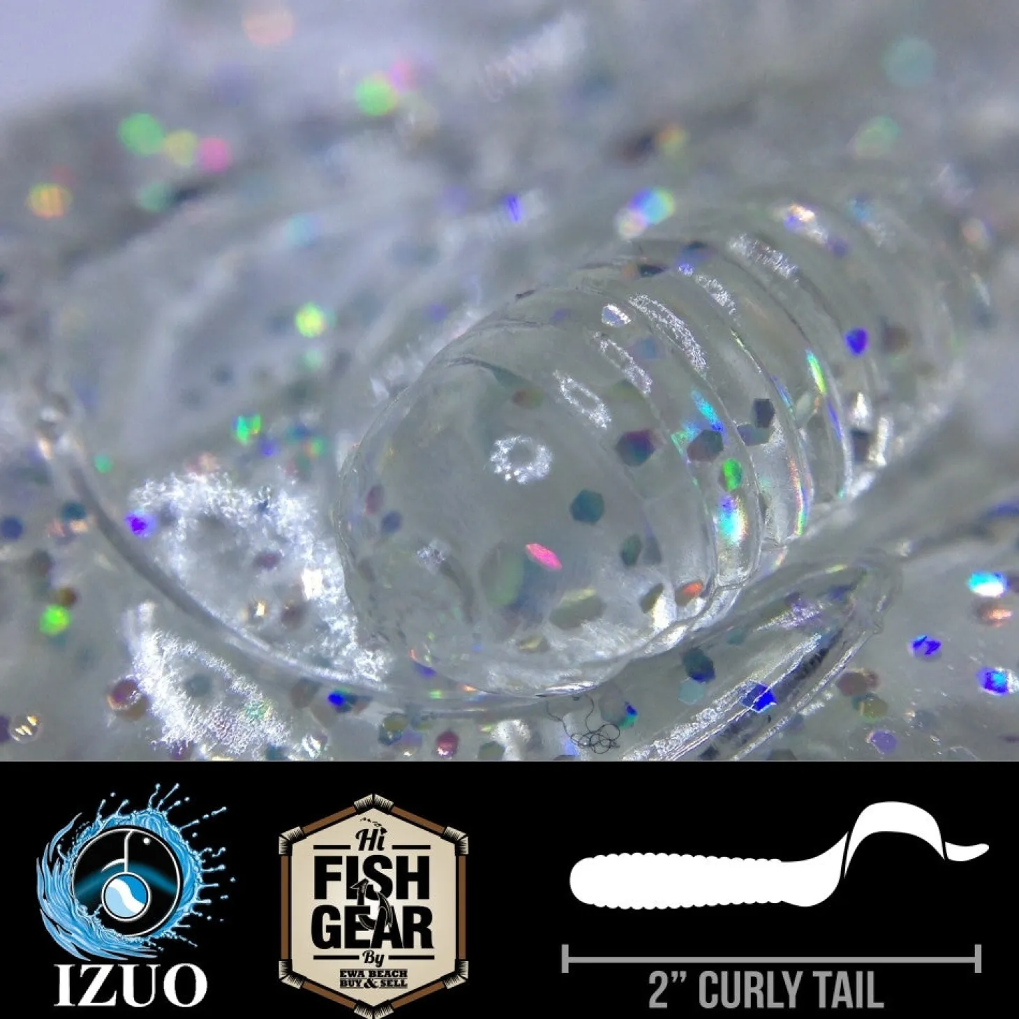 Hawaiian Angler 2'' Curly Tail Grubs