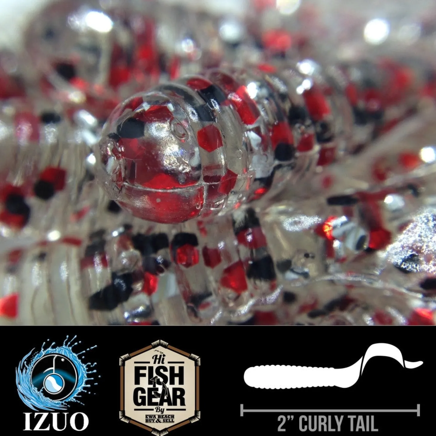 Hawaiian Angler 2'' Curly Tail Grubs