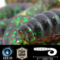 Hawaiian Angler 4'' Curly Tail Grubs