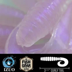 Hawaiian Angler 4'' Curly Tail Grubs