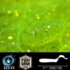 Hawaiian Angler 3.25'' Curly Tail Grubs
