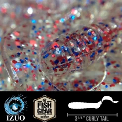 Hawaiian Angler 3.25'' Curly Tail Grubs