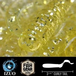 Hawaiian Angler 3.25'' Curly Tail Grubs