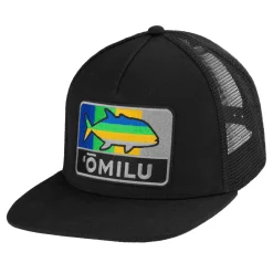 HFG - Black Omilu Flat Bill Trucker Hat (Big Head Special)
