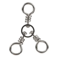 HFG Brass Three Way Swivel With Stainless Steel Ring