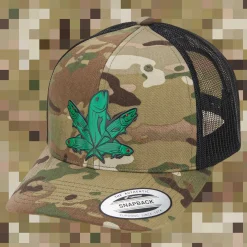 HFG - Green Fish Multicam® Light Snapback Classic Trucker Hat