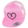 HFG -Hooked Pink Flat Bill Snapback Trucker Hat
