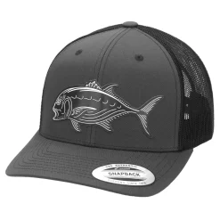 HFG - JDM Ulua Charcoal Black Classic Snapback Trucker Hat