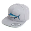 HFG - Marlin Silver Snapback Flatbill Hat