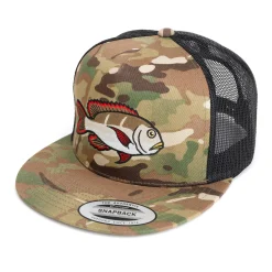 HFG - Mū (Bigeye Emperor) MultiCam® Snapback Flat Bill Trucker Hat