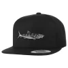 HFG - Oio (Bonefish) Black Snapback Flatbill Hat