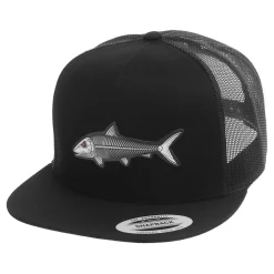 HFG - Oio Bones Black Snapback Flatbill Trucker Hat