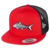 HFG - Oio Bones Red/Black Snapback Flatbill Trucker Hat