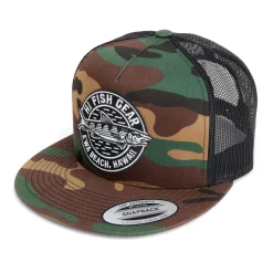 HFG - Oio Crest Camo Flatbill Snapback Trucker