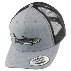 HFG - Oio Heather Gray/Black Snapback Classic Trucker Hat