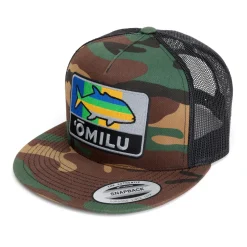 HFG - Omilu Camo FlatBill Snapback Trucker Hat