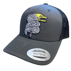 HFG - Pusshead Puhi (Eel) Charcoal/Black Classic Trucker Hat