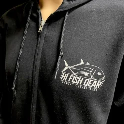 HFG Reflective Ulua Logo Zip-Up Hoodie Sweater