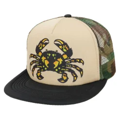 HFG - Samoan Mud Crab Camo/Tan/Black Flatbill Trucker Hat