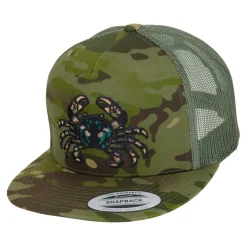 HFG - Samoan Mud Crab MultiCam® Tropic Green Flat Bill Snapback Trucker Hat