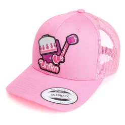 HFG - UNFKN Pink - Pink Classic Curved Bill Snapback Trucker Hat