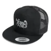 HFG - UNFKN Reel Black Flat Bill Snapback Trucker Hat