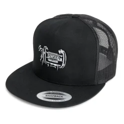 HFG - UNFKN Reel Black Flat Bill Snapback Trucker Hat