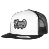 HFG - UNFKN Reel Black/White Snapback Flat Bill Trucker Hat