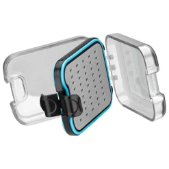 4in Double-Sided Glow Fly Box With Lanyard And UV Keychain