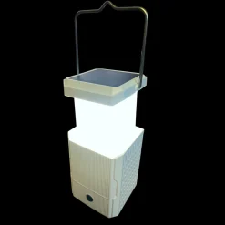 Rechargeable Camping Lantern & Power Bank With Solar Panel & Hand Crank