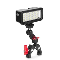 Rechargeable 750 Lumens Fish/Camp/Work/Dive Light With Adjustable Clamp