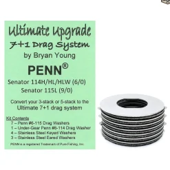 Ultimate Upgrade: 7+1 For Penn Senator 6/0 114H/HL/HLW & Senator 9/0 115L